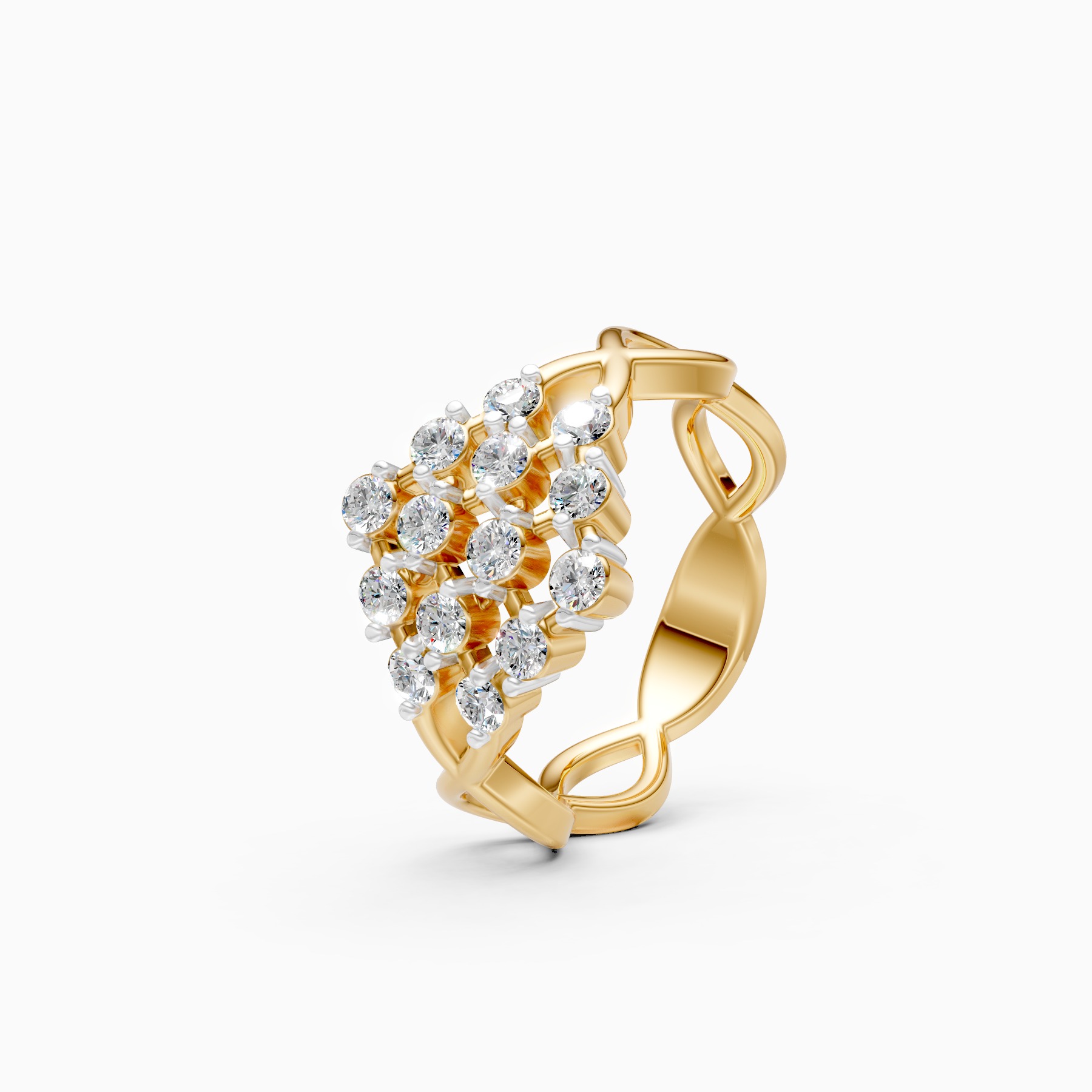 Blooming Spark Lab Grown Diamond Ring